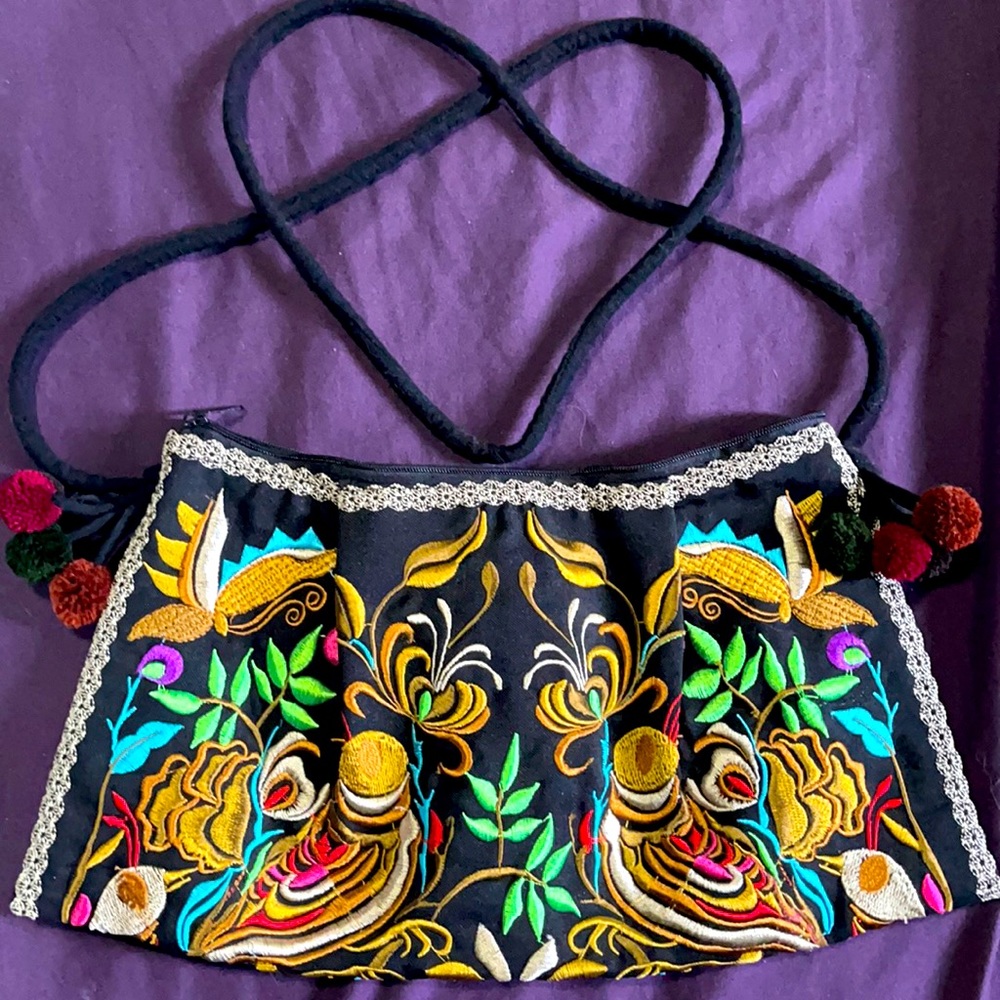 Small Embroidered Purse